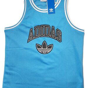Adidas Boys' Originals Mesh Tank Top - Sky Rush
